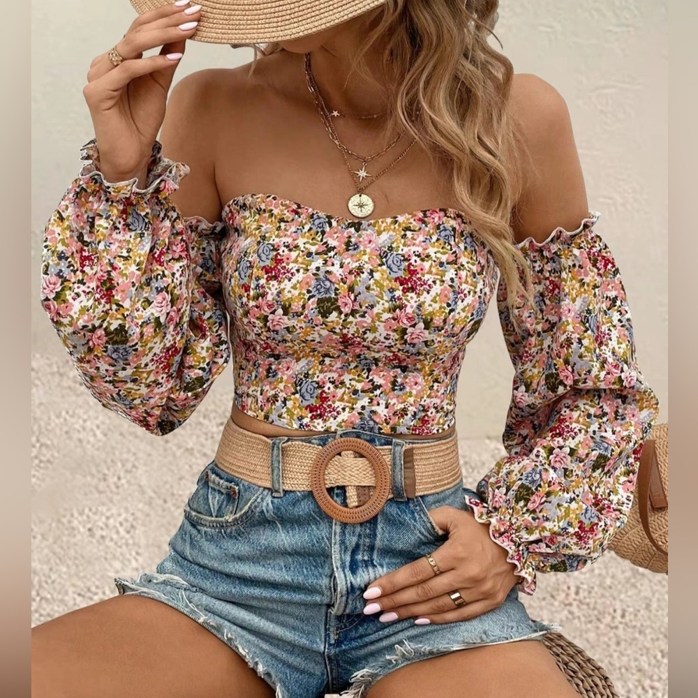 Floral Off-Shoulder Top